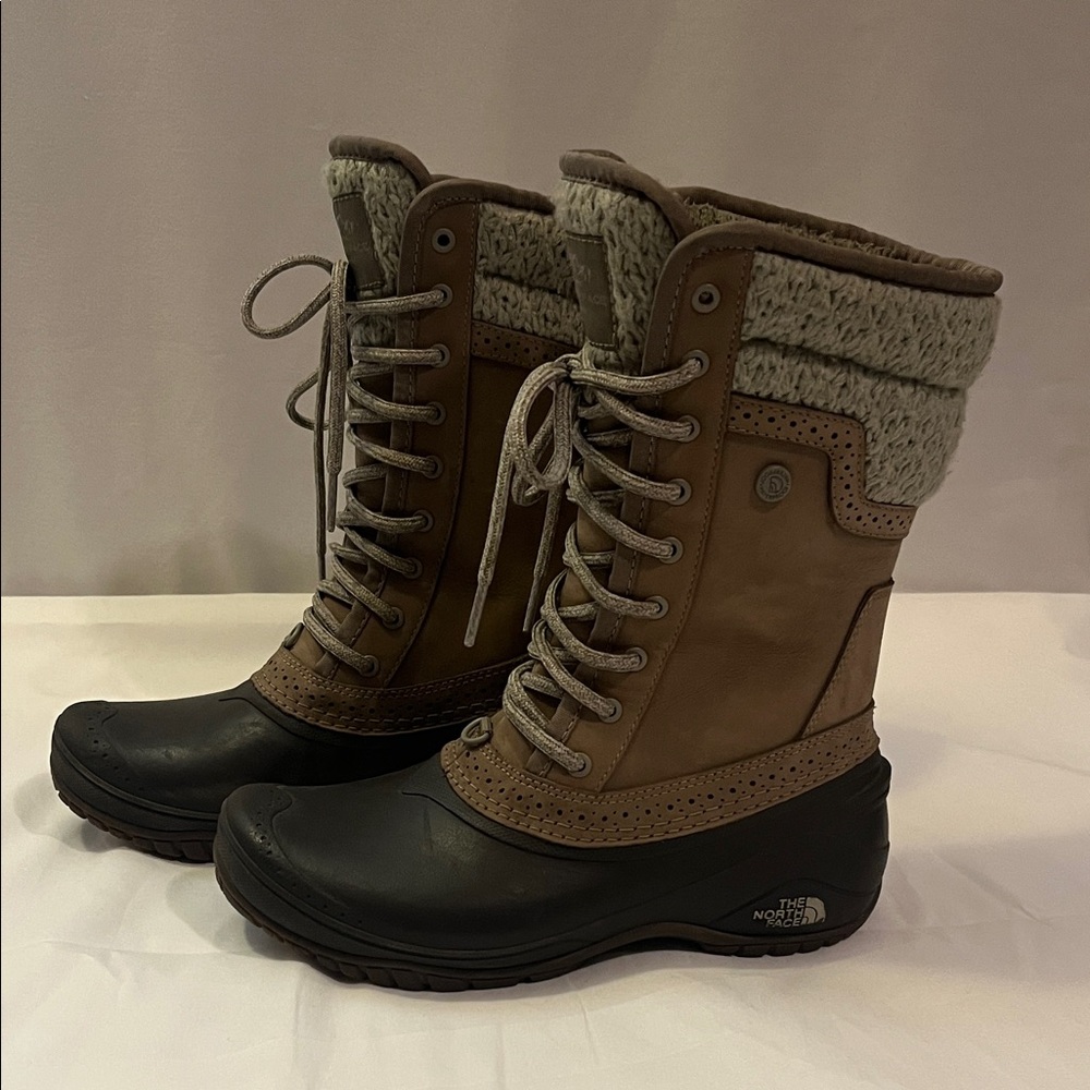 The North Face Boots Womens Size 6 Shellista Ii Mid Brown Winter